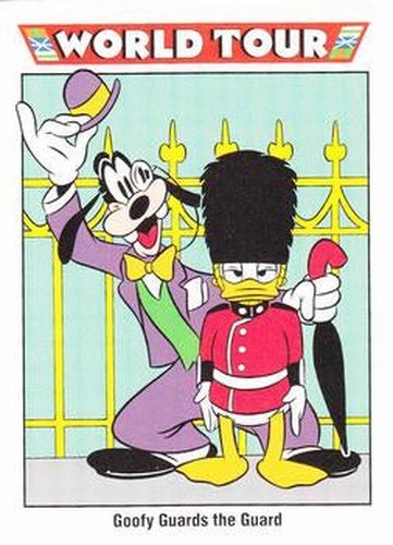 #200 Goofy Guards the Guard - 1991 Impel Disney