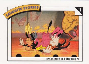 #38 H: Swan dive or belly flop?! - 1991 Impel Disney