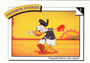 #42 F: Donald blows his stack! - 1991 Impel Disney
