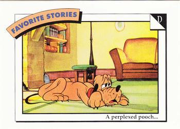 #49 D: A perplexed pooch... - 1991 Impel Disney