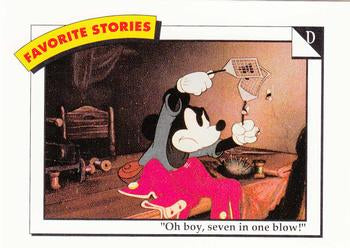 #4 D: "Oh boy, seven in one blow!" - 1991 Impel Disney