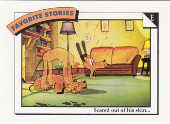 #50 E: Scared out of his skin... - 1991 Impel Disney