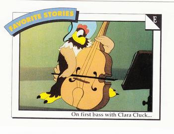 #59 E: On first bass with Clara Cluck... - 1991 Impel Disney