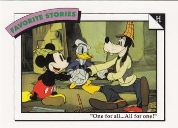 #65 H: "One for all... All for one!" - 1991 Impel Disney