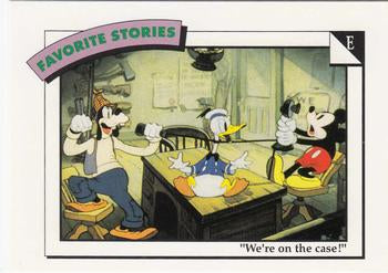 #68 E: "We're on the case!" - 1991 Impel Disney