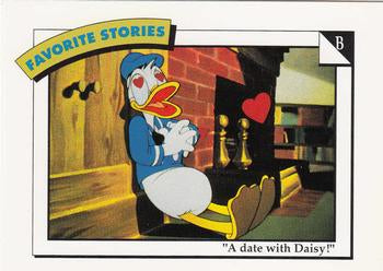 #89 B: "A date with Daisy!" - 1991 Impel Disney
