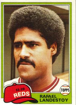 #786 Rafael Landestoy - Cincinnati Reds - 1981 Topps Baseball