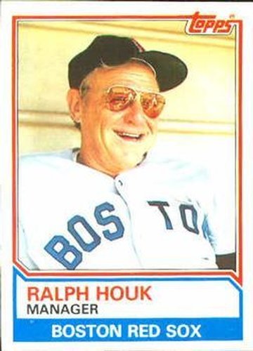 #786 Ralph Houk - Boston Red Sox - 1983 Topps Baseball