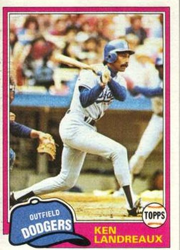 #787 Ken Landreaux - Los Angeles Dodgers - 1981 Topps Baseball
