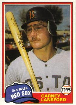 #788 Carney Lansford - Boston Red Sox - 1981 Topps Baseball