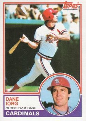 #788 Dane Iorg - St. Louis Cardinals - 1983 Topps Baseball