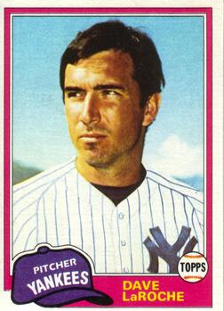 #789 Dave LaRoche - New York Yankees - 1981 Topps Baseball