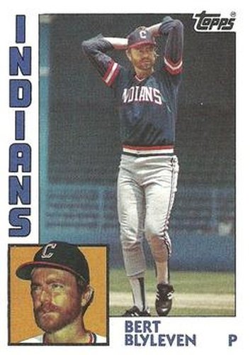#789 Bert Blyleven - Cleveland Indians - 1984 Topps Baseball