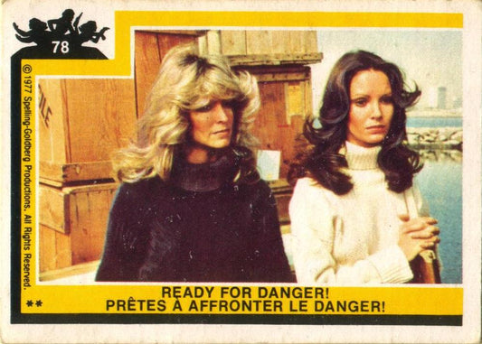 #78 Ready For Danger! - 1977 O-Pee-Chee Charlie's Angels