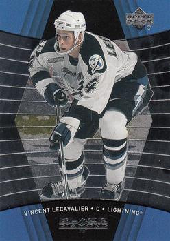 #78 Vincent Lecavalier - Tampa Bay Lightning - 1999-00 Upper Deck Black Diamond Hockey