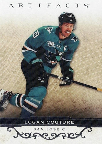 #78 Logan Couture - San Jose Sharks - 2021-22 Upper Deck Artifacts Hockey