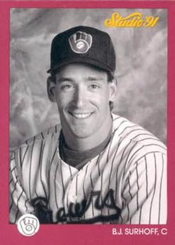 #78 B.J. Surhoff - Milwaukee Brewers - 1991 Studio Baseball