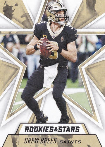 #78 Drew Brees - New Orleans Saints - 2020 Panini Rookies & Stars Football