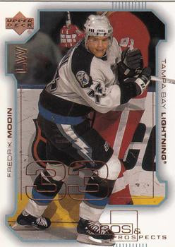 #78 Fredrik Modin - Tampa Bay Lightning - 2000-01 Upper Deck Pros & Prospects Hockey