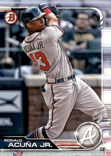 #78 Ronald Acuña Jr. - Atlanta Braves - 2019 Bowman Baseball