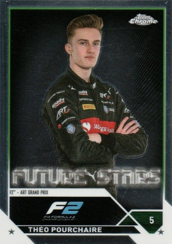 #78 Théo Pourchaire - Art Grand Prix F2 - 2023 Topps Chrome Formula 1 Racing