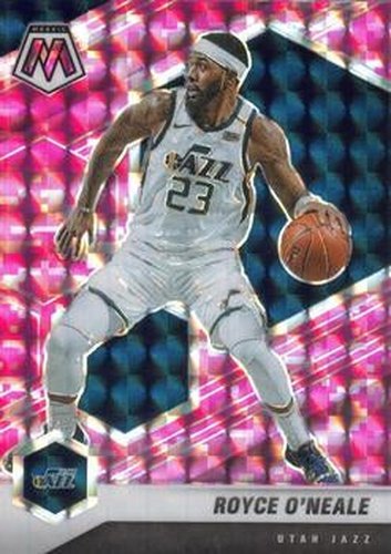 #78 Royce O'Neale - Utah Jazz - 2020-21 Panini Mosaic - Mosaic Camo Pink Basketball