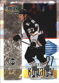#78 Alex Kovalev - Pittsburgh Penguins - 2001-02 Upper Deck Playmakers Hockey