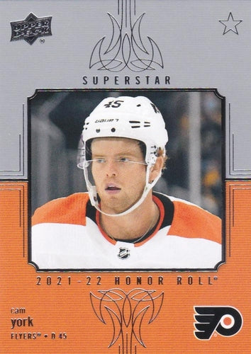 #HR-78 Cam York - Philadelphia Flyers - 2021-22 Upper Deck - Honor Roll Hockey
