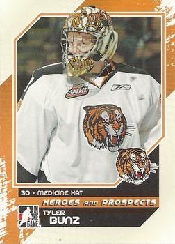 #78 Tyler Bunz - Medicine Hat Tigers - 2010-11 In The Game Heroes and Prospects Hockey