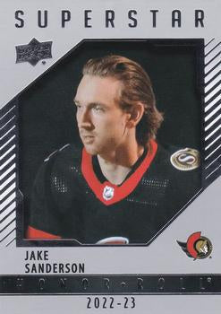 #HR78 Jake Sanderson - Ottawa Senators - 2022-23 Upper Deck - Honor Roll Hockey