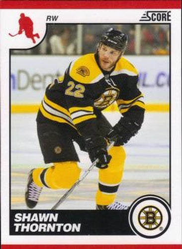 #78 Shawn Thornton - Boston Bruins - 2010-11 Score Hockey
