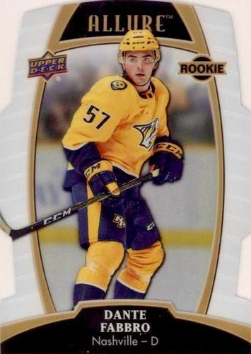 #78 Dante Fabbro - Nashville Predators - 2019-20 Upper Deck Allure - White Rainbow Hockey
