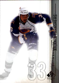 #78 Dustin Byfuglien - Atlanta Thrashers - 2010-11 SP Authentic Hockey