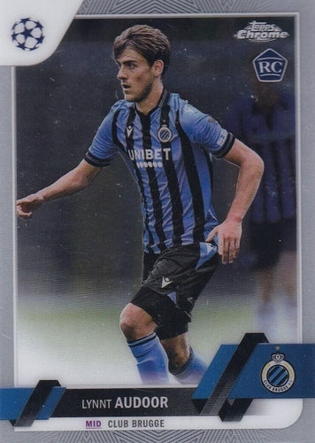 #78 Lynnt Audoor - Club Brugge KV - 2022-23 Topps Chrome UEFA Club Competitions Soccer