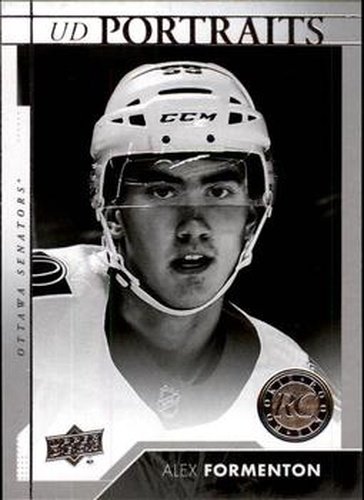 #P-78 Alex Formenton - Ottawa Senators - 2017-18 Upper Deck - UD Portraits Hockey
