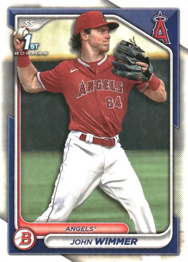 #BP-78 John Wimmer - Los Angeles Angels - 2024 Bowman - Prospects Baseball