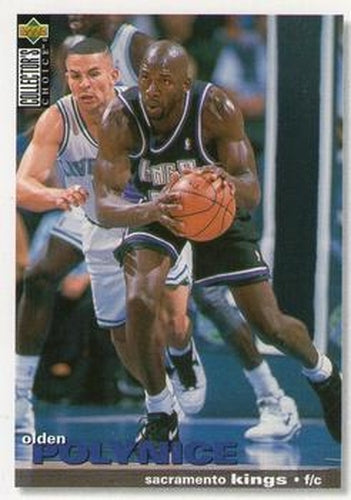 #78 Olden Polynice - Sacramento Kings - 1995-96 Collector's Choice Basketball