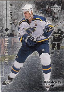 #78 Chris Pronger - St. Louis Blues - 1998-99 Upper Deck Black Diamond Hockey