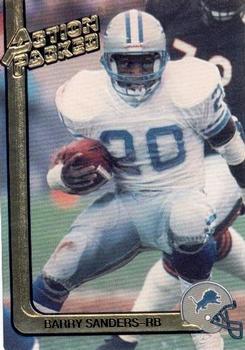 #78 Barry Sanders - Detroit Lions - 1991 Action Packed Football