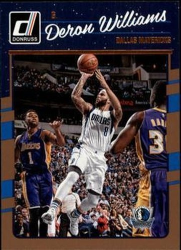 #78 Deron Williams - Dallas Mavericks - 2016-17 Donruss Basketball