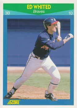 #78 Ed Whited - Atlanta Braves - 1990 Score Rising Stars Baseball