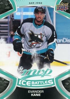 #78 Evander Kane - San Jose Sharks - 2021-22 Upper Deck MVP - Ice Battles Hockey