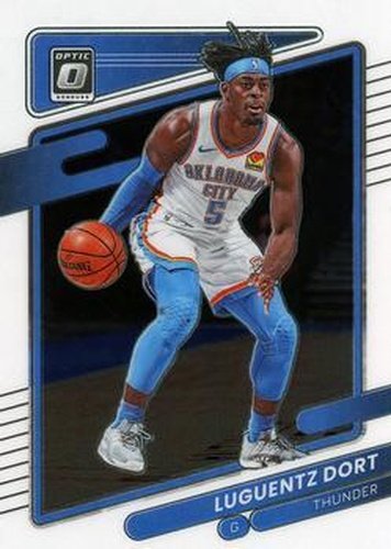 #78 Luguentz Dort - Oklahoma City Thunder - 2021-22 Donruss Optic Basketball