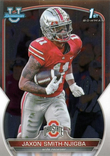 #78a Jaxon Smith-Njigba - Ohio State Buckeyes - 2022 Bowman Chrome University Football