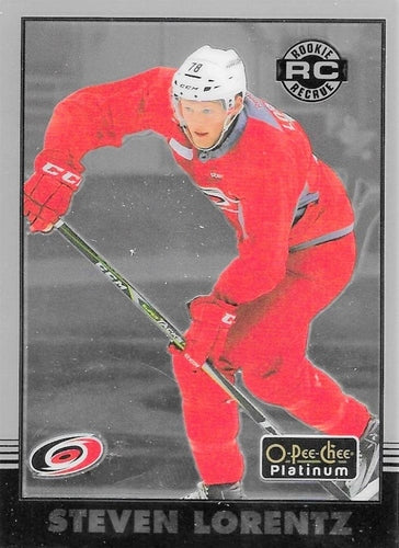 #R-78 Steven Lorentz - Carolina Hurricanes - 2020-21 O-Pee-Chee Platinum - Retro Hockey