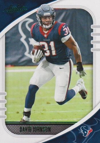 #78 David Johnson - Houston Texans - 2020 Panini Absolute - Green Football
