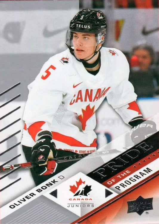 #78 Oliver Bonk - Canada - 2024 Upper Deck Team Canada Juniors Hockey