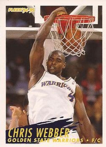 #78 Chris Webber - Golden State Warriors - 1994-95 Fleer Basketball