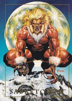 #78 Sabretooth - 1992 SkyBox Marvel Masterpieces
