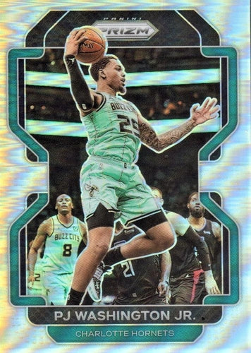 #78 PJ Washington Jr. - Charlotte Hornets - 2021-22 Panini Prizm - Silver Basketball